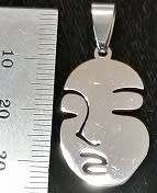 STAINLESS STEEL Pendant - Face