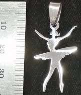 STAINLESS STEEL Pendant - Ballerina / Dancer