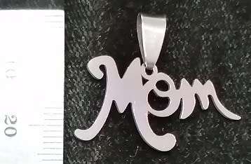 STAINLESS STEEL Pendant - Mom