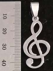 STAINLESS STEEL Pendant - Treble