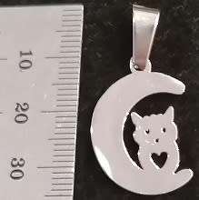 STAINLESS STEEL Pendant - Owl