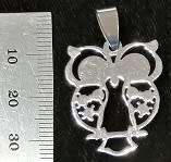 STAINLESS STEEL Pendant - Owl