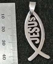 STAINLESS STEEL Pendant - Jesus Fish