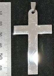 STAINLESS STEEL Pendant - Cross