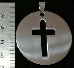 STAINLESS STEEL Pendant - Cross