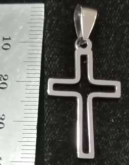 STAINLESS STEEL Pendant - Cross