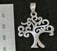 STAINLESS STEEL Pendant - Tree
