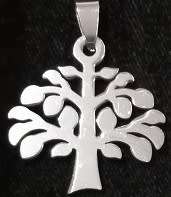 STAINLESS STEEL Pendant - Tree