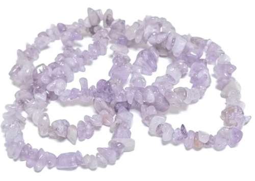 Natural LILAC AMETHYST chipstrand +-90cm