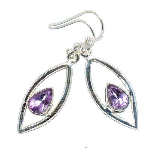 Sterling silver earrings - AMETHYST