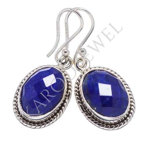 Sterling silver earrings - LAPIS LAZULI