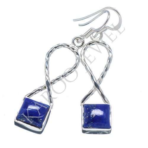 Sterling silver earrings - LAPIS LAZULI
