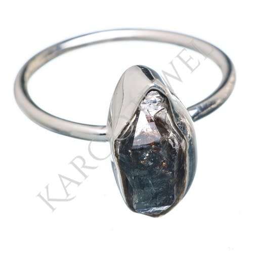 Sterling silver ring - HERKIMER DIAMOND (size 8.5 / Q half)