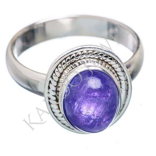 Sterling silver ring - TANZANITE (size 8 / Q)