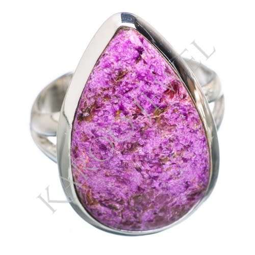 Sterling silver ring - SUGILITE (size 7 / O)