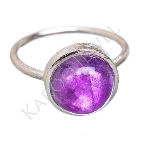 Sterling silver ring - AMETHYST (size 6.5 / N)