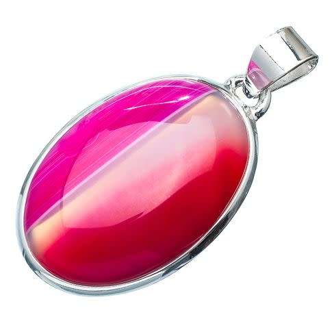 Sterling silver pendant - AGATE
