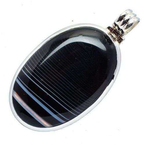Sterling silver pendant - AGATE