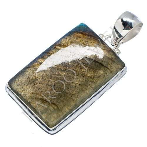 Sterling silver pendant - LABRADORITE