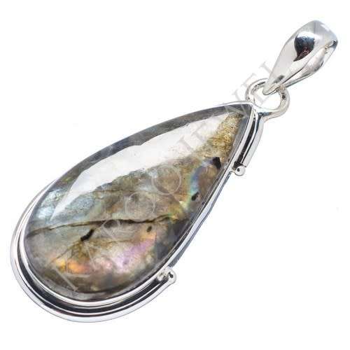 Sterling silver pendant - LABRADORITE