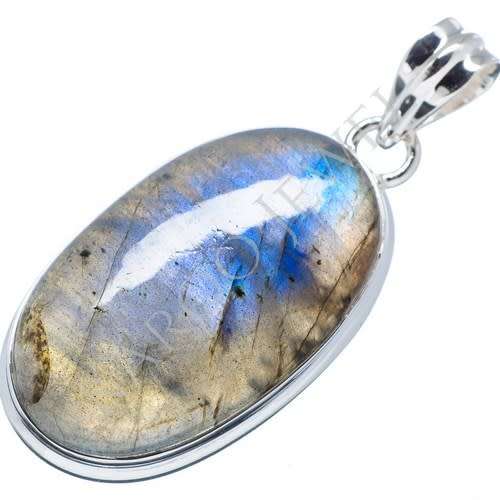 Sterling silver pendant - LABRADORITE