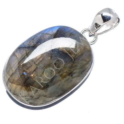 Sterling silver pendant - LABRADORITE