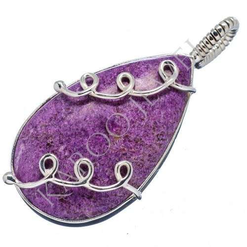 Sterling silver pendant - SUGILITE