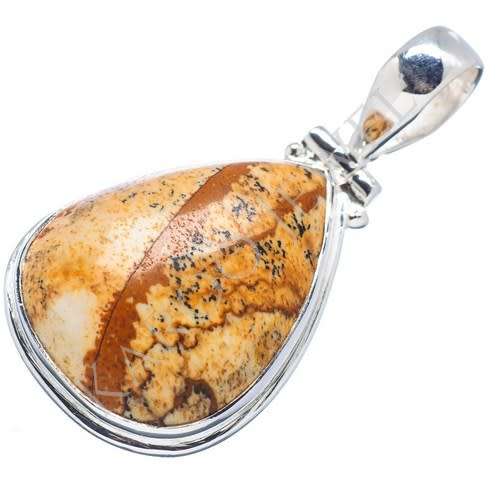 Sterling silver pendant - KALAHARI PICTURESTONE