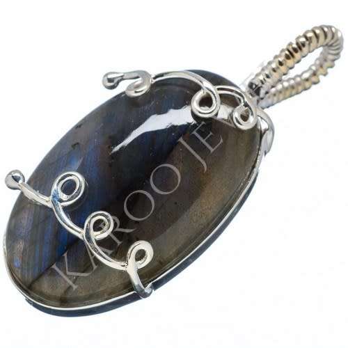 Sterling silver pendant - LABRADORITE