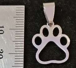 STAINLESS STEEL Pendant - Pawprint