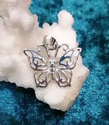 Sterling silver pendant - Butterfly