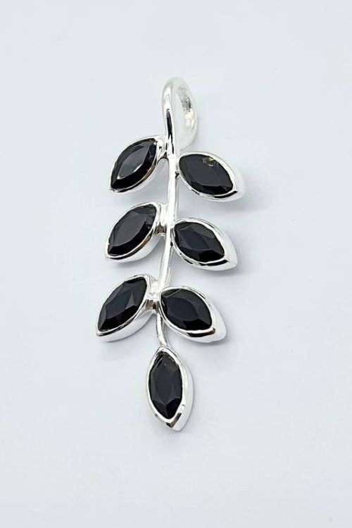 Sterling silver pendant - ONYX