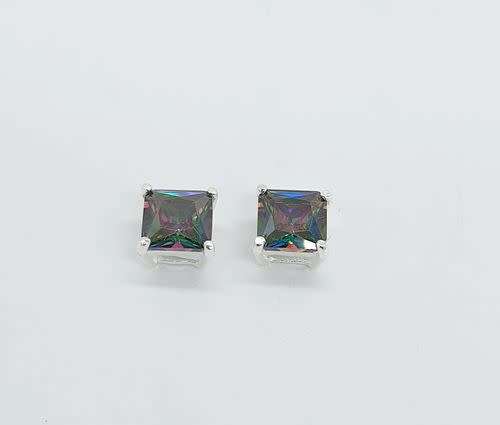 Sterling silver earrings - MYSTIC TOPAZ