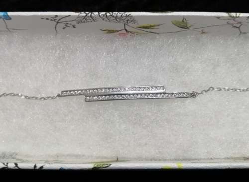Sterling silver bracelet - CUBIC ZIRCONIA