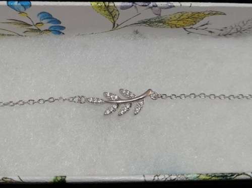 Sterling silver bracelet - CUBIC ZIRCONIA