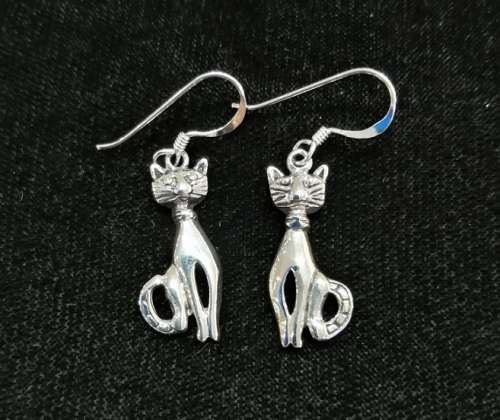 Sterling silver earrings - CATS