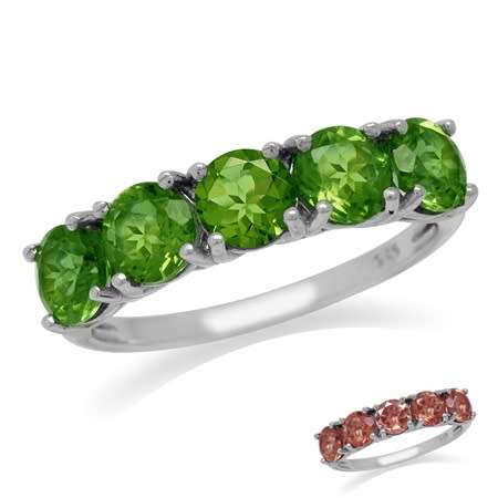 Sterling Silver ring - COLOUR CHANGE DIASPORE (size 9.5 / S half)
