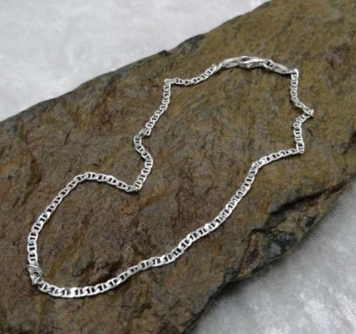 26cm Sterling Silver MARINA anklet (2.3mm)