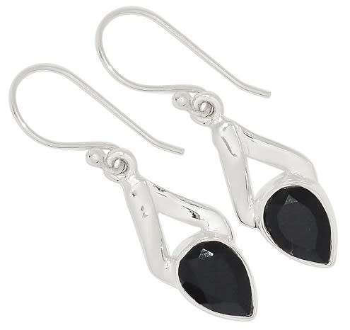 Sterling silver earrings - ONYX