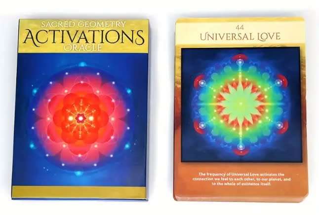 Sacred Geometry Activations oracle card deck