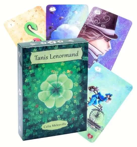 Lucky Clover Tanis Lenormand oracle card deck