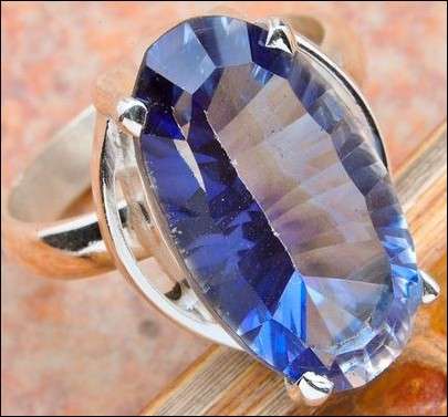 Sterling silver ring - BLUE MYSTIC TOPAZ - Dreams Collection