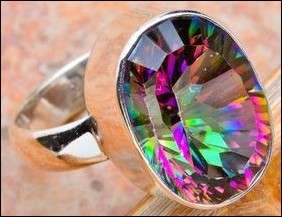 Sterling silver ring - MYSTIC TOPAZ - Dreams Collection
