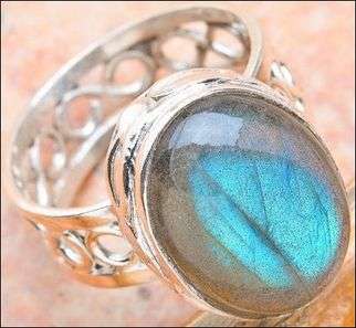 Sterling silver ring - LABRADORITE - Dreams Collection