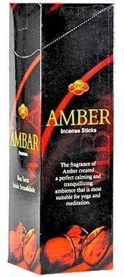 Amber Incense (20 stick tube)