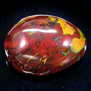 4.94 cts 100% Natural SOLID BOULDER FOSSIL OPAL freeform (Australia)