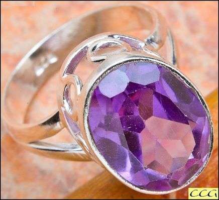 SALE ** Sterling silver ring - ALEXANDRITE - Dreams Collection (size 7.75 / P to Q)