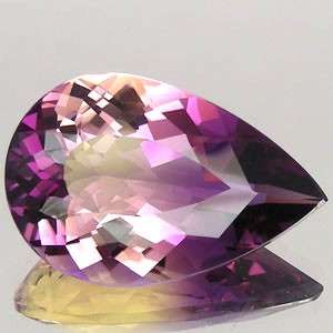 24.32 cts AMETRINE pear facet (Bolivia)