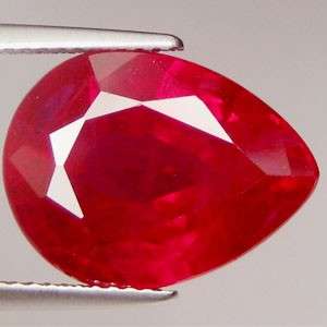 14.15 cts RUBY pear facet (Madagascar)