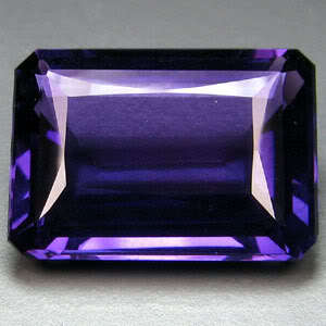 25.45 cts AMETHYST octagon facet (Brazil)